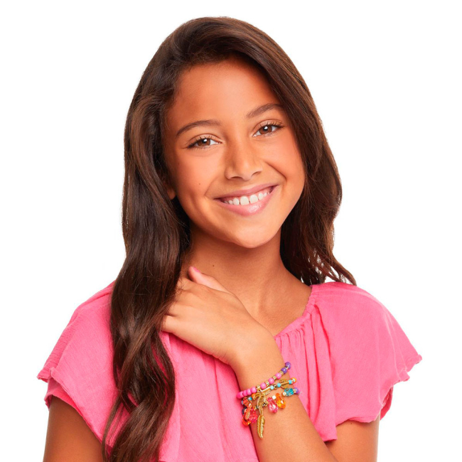 Набори для творчості - Набір для створення шарм-браслетів Make it Real Графічні Джунглі (MR1201)#5