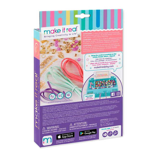 Наборы для творчества - Набор для создания шарм-браслетов Make it Real Золотое сияние (MR1207)#2