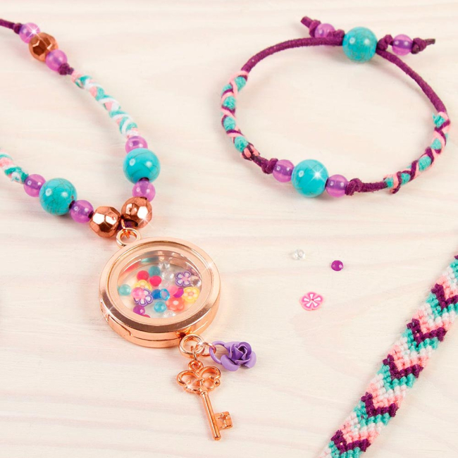 Набори для творчості - Набір для створення прикрас Make it Real Квіткова фантазія (MR1302)#4