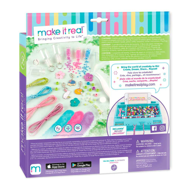 Набори для творчості - Набір для створення кулонів Make it Real Квітковий тераріум (MR1305)#2