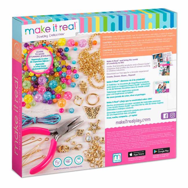 Набори для творчості - Великий набір для створення прикрас Make it Real Юна леді (MR1405)#2