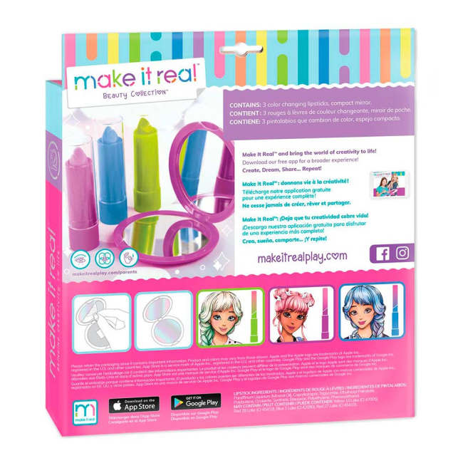 Косметика - Набор блесков для губ Make it Real Маленькая модница (MR2303 )#2