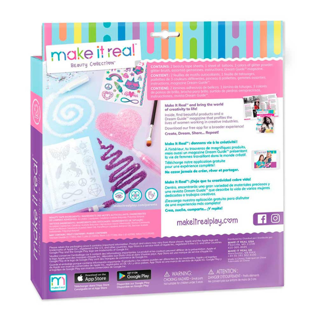 Косметика - Набір для творчості Make it Real Блискучі флеш-тату (MR2304)#2