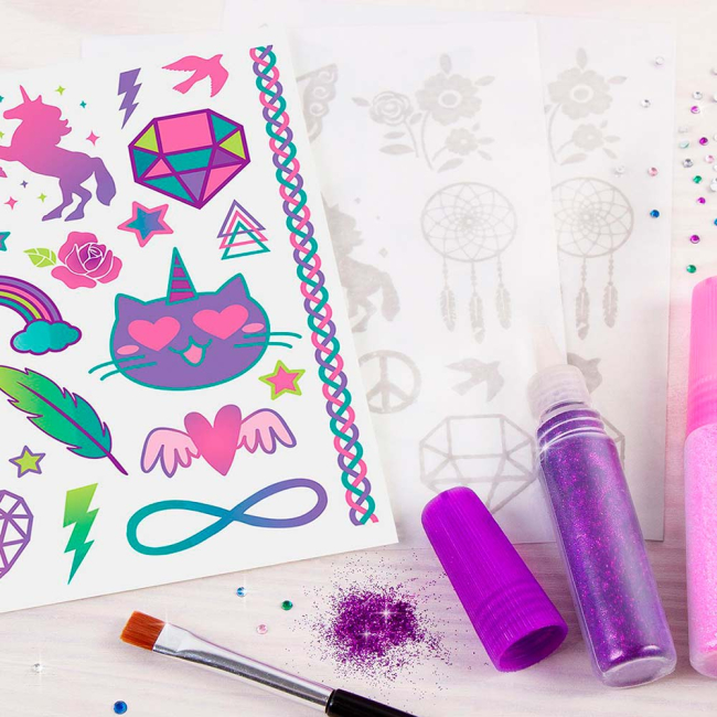 Косметика - Набір для творчості Make it Real Блискучі флеш-тату (MR2304)#3