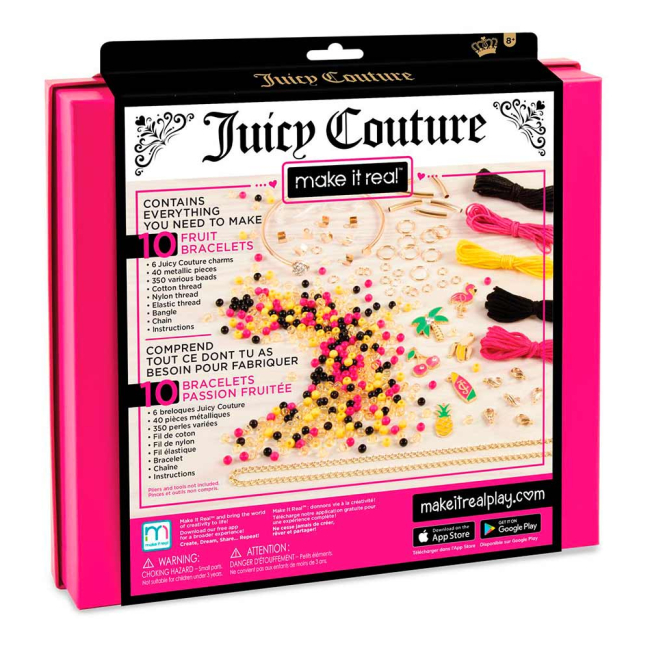 Набори для творчості - Набір для створення шарм-браслетів Make it Real Juicy Couture Фруктова пристрасть (MR4403)#2