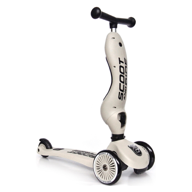 Самокати - Самокат-біговел Scoot&Ride Highwaykick світло-сірий (SR-160629-ASH)#2