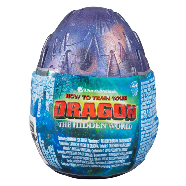 Персонажи мультфильмов - Мягкая игрушка Dragons Как приручить дракона 3 Громгильда в яйце (SM66623/7533)#4