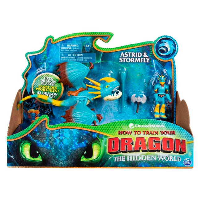 Фигурки персонажей - Набор Dragons Как приручить дракона 3 Громгильда и всадник Астрид (SM66621/7335)#5