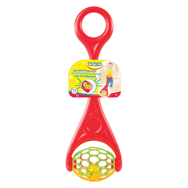 Машинки для малышей - Развивающая игрушка Bebelino Моя первая каталка-мяч красная (58101)#2