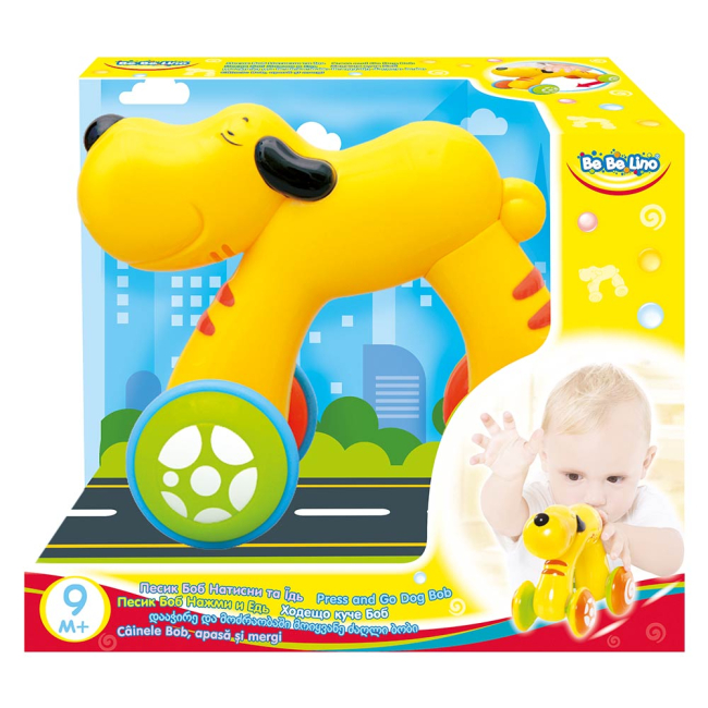 Машинки для малышей - Развивающая игрушка Bebelino Нажми и едь Песик Боб (58105)#2