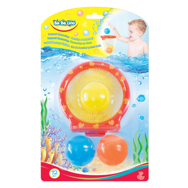 Игрушки для ванны - Набор игрушек для ванны Bebelino Водный баскетбол (58113)#2