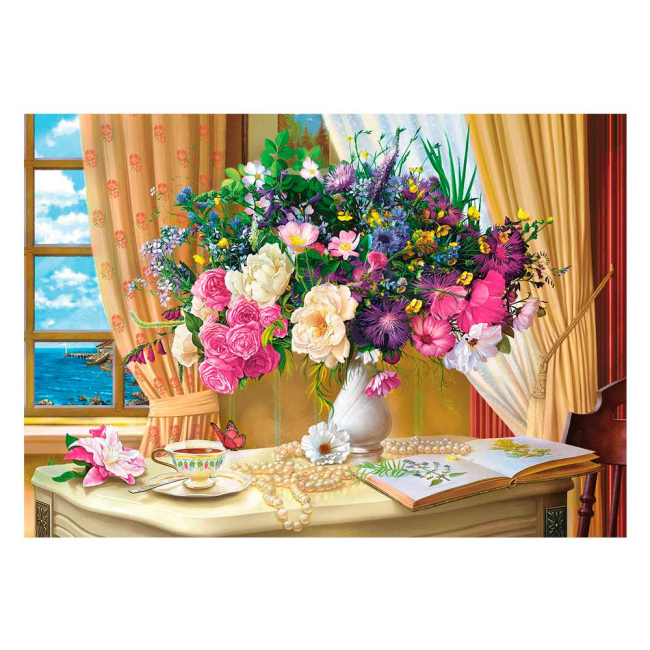 Пазлы - Пазл Trefl Утренние цветы 1000 элементов (10526)#2