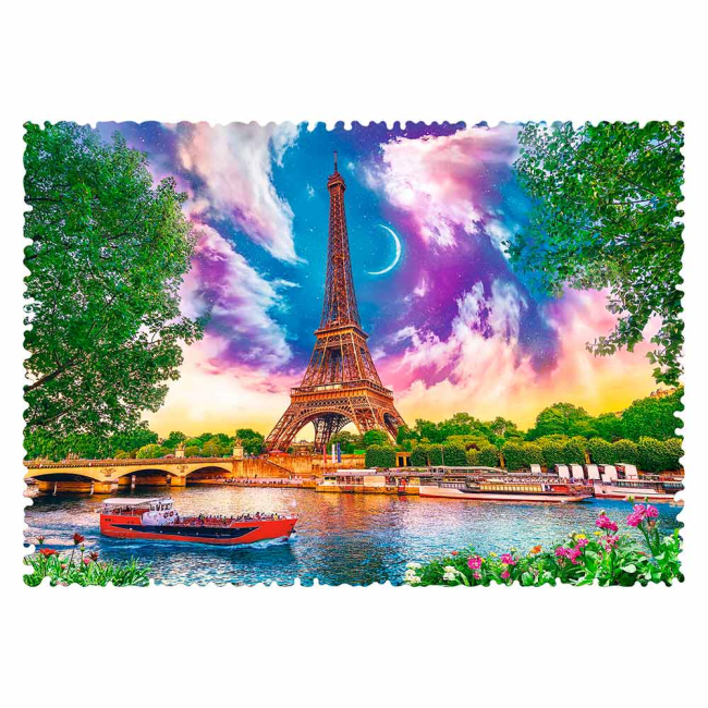 Пазли - Пазл Trefl Crazy Shapes Небо над Парижем 600 елементів (11115)#2