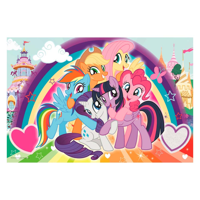 Пазлы - Пазл Trefl Махи Счастливые пони 24 элемента (14269)#2