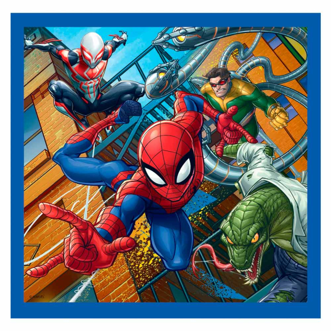 Пазли - Пазли Trefl Сила Людини-павука 3 в 1 (34841)#4