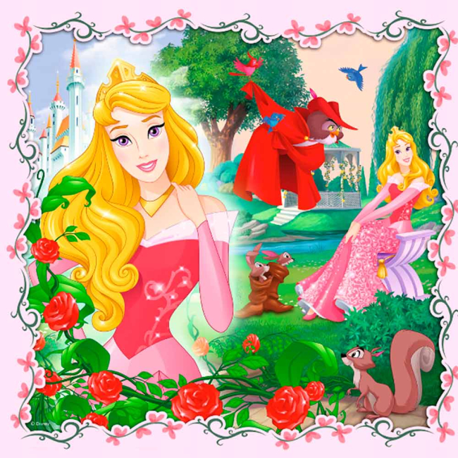 Пазли - Пазл Trefl 3 в 1 Рапунцель Аврора і Аріель (34842)#2