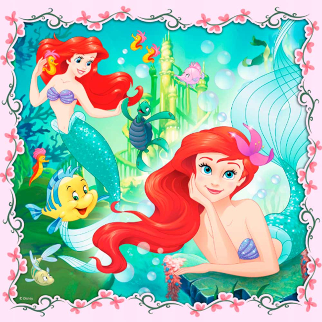 Пазли - Пазл Trefl 3 в 1 Рапунцель Аврора і Аріель (34842)#3