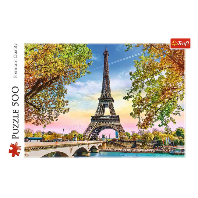 Пазлы - Пазл Trefl Романтический Париж 500 деталей (37330)#2