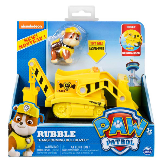 Фигурки персонажей - Набор Paw Patrol Спасательный автомобиль трансформер с водителем Крепышом (SM16601/9115)#2