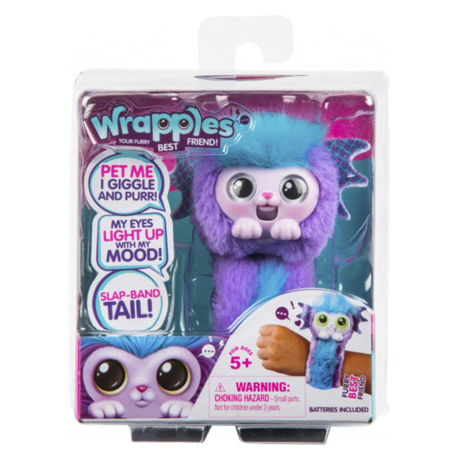 Мягкие животные - Интерактивная игрушка Little Live Pets Wrapples S1 Шора (28815)#5