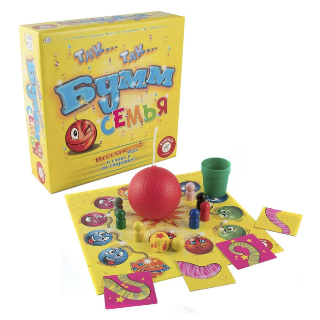 Настольные игры - Настольная игра Piatnik Тик Так Бумм Семья (714979)#5