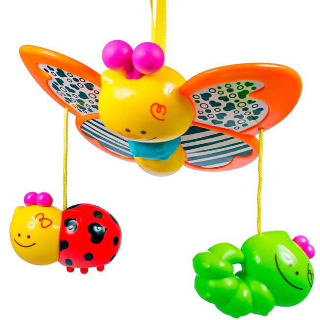 Підвіски, мобілі - Підвіска B Kids Друзі жучки із звуковим ефектом (004376B)#4