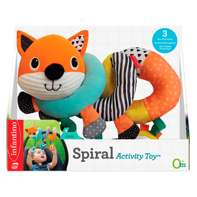 Підвіски, мобілі - Іграшка-підвіска Infantino Лисичка спіраль (216287I)#2