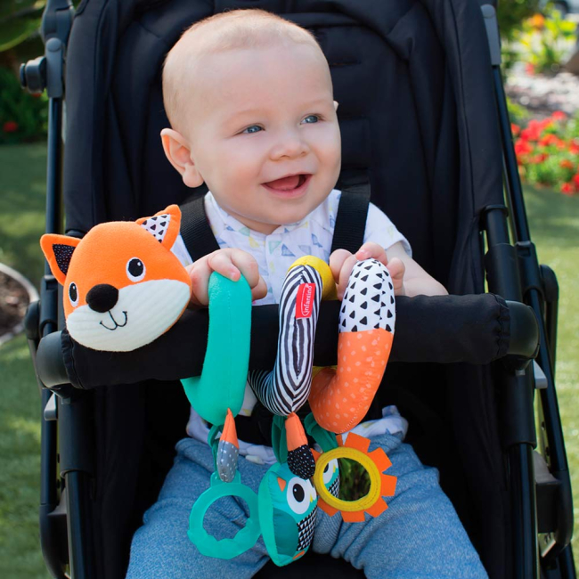 Підвіски, мобілі - Іграшка-підвіска Infantino Лисичка спіраль (216287I)#5