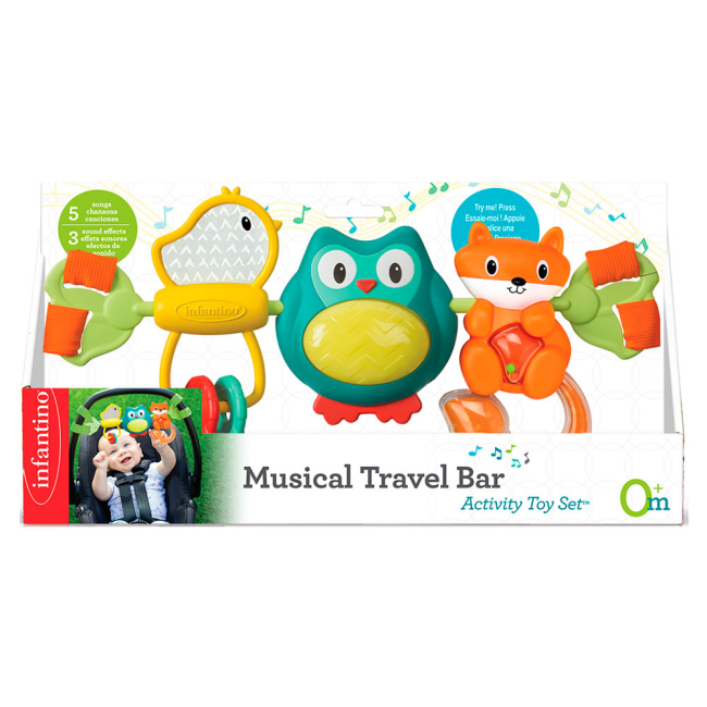 Подвески, мобили - Игрушка-подвеска Infantino Путешественники музыкальная (216265I)#2