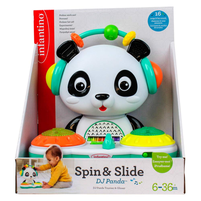 Развивающие игрушки - Музыкальная игрушка Infantino Ди-джей Панда со световым эффектом (212017I)#2