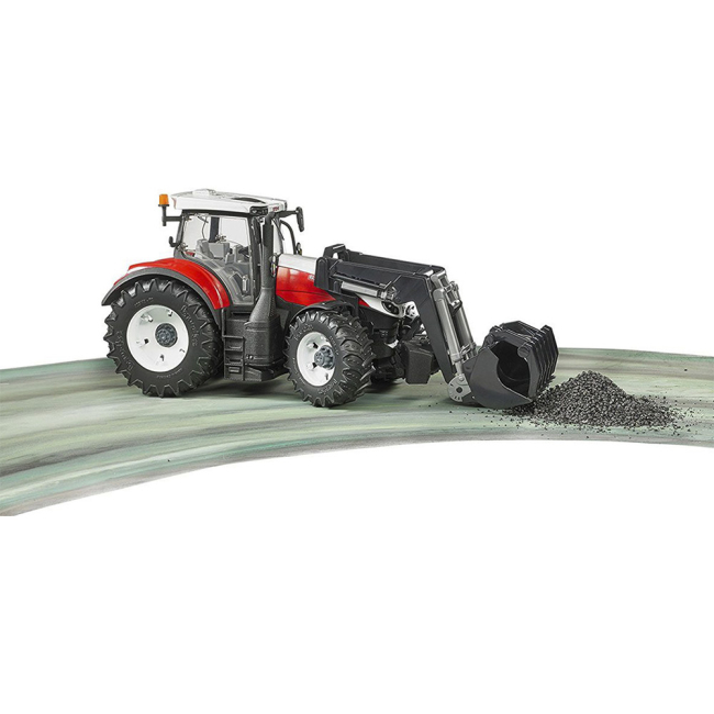 Транспорт і спецтехніка - Трактор Bruder Agriculture Steyr 6300 Terrus iз навантажувачем 1:16 (03181)#5