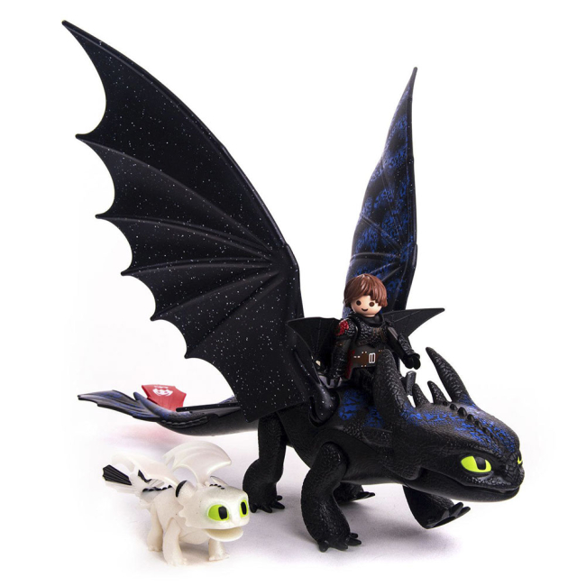 Конструктори з унікальними деталями - Конструктор Playmobil Dragons Гикавка та Беззубик (70037) (6334008)#4