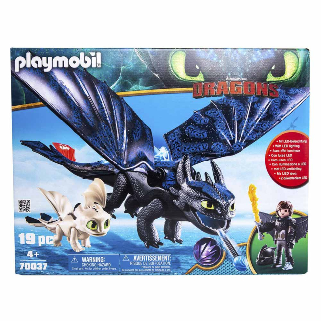 Конструктори з унікальними деталями - Конструктор Playmobil Dragons Гикавка та Беззубик (70037) (6334008)#5