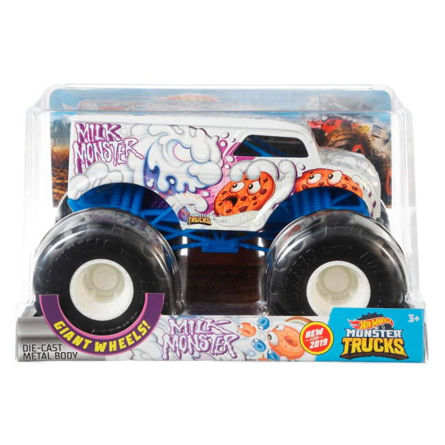 Автомодели - Машинка Hot Wheels Monster Trucks Внедорожник 1:24 ассортимент (FYJ83)#3