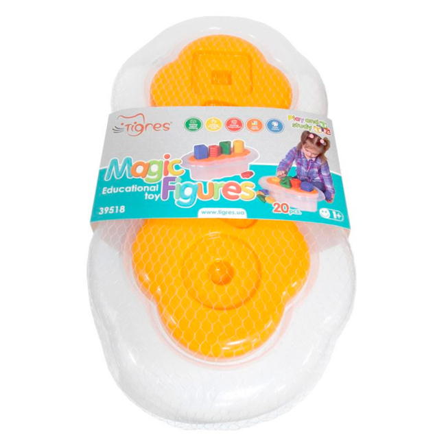 Развивающие игрушки - Набор Tigres Магические фигурки 20 элементов оранжевый (39518)#2