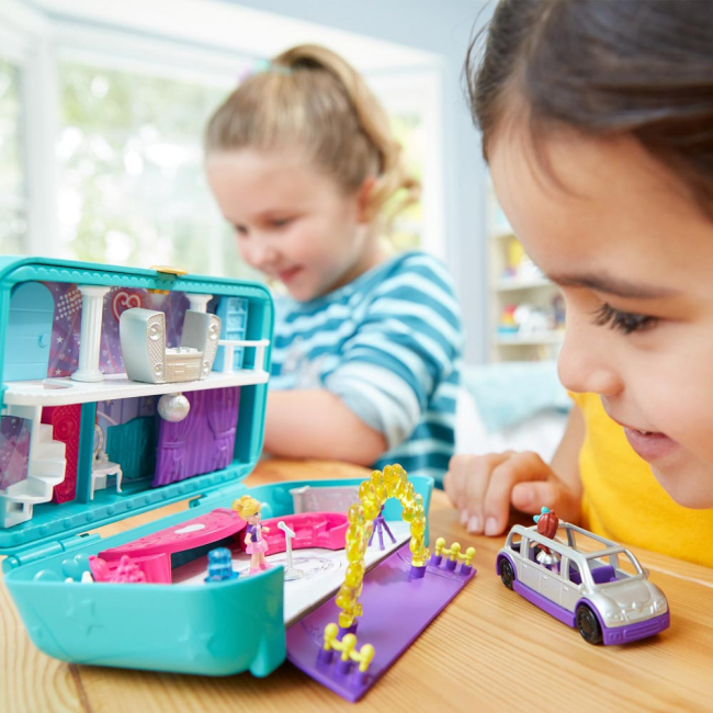 Куклы - Набор Polly Pocket Чемоданчик развлечений Танцевальный бокс (FRY39/FRY41) (FRY39/FRY41 )#5