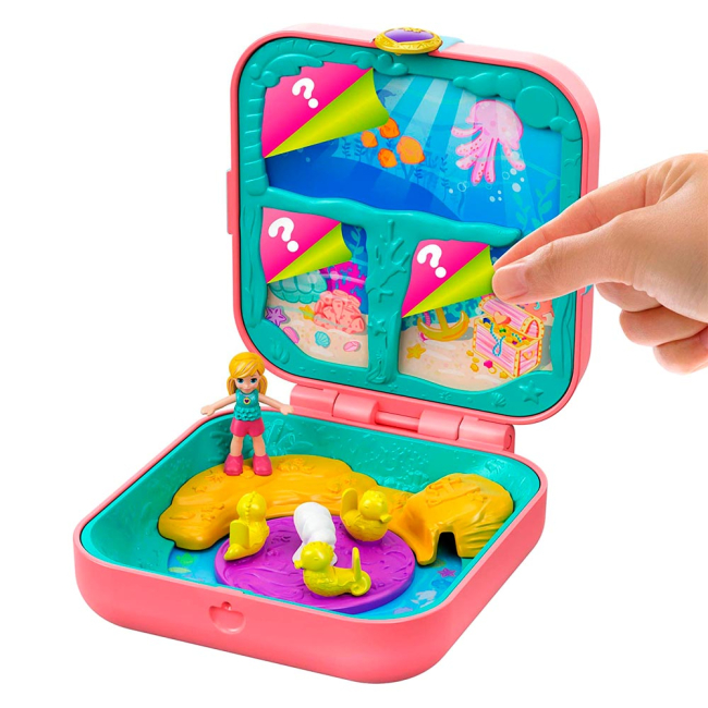 Куклы - Набор Polly Pocket Секретные местечки розово-бледный (GDK76/GDK77)#3