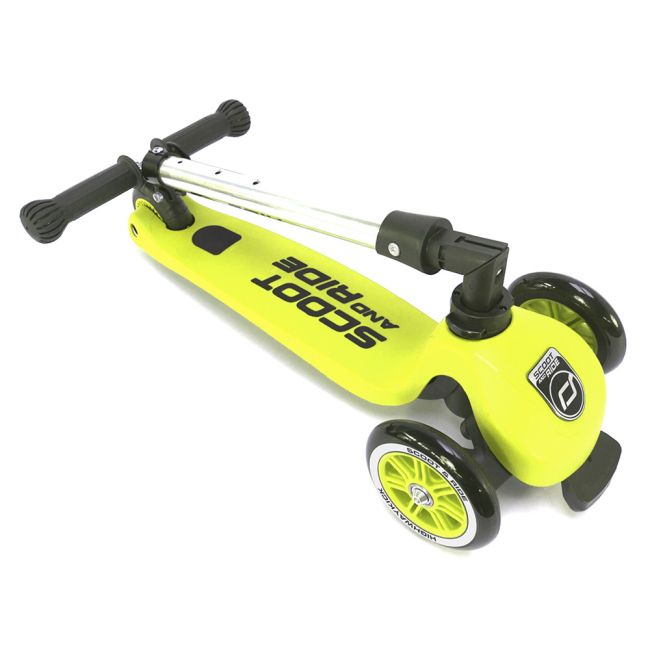 Самокаты - Самокат Scoot&Ride Highwaykick 3 зелёный (SR-160630-LIME)#3