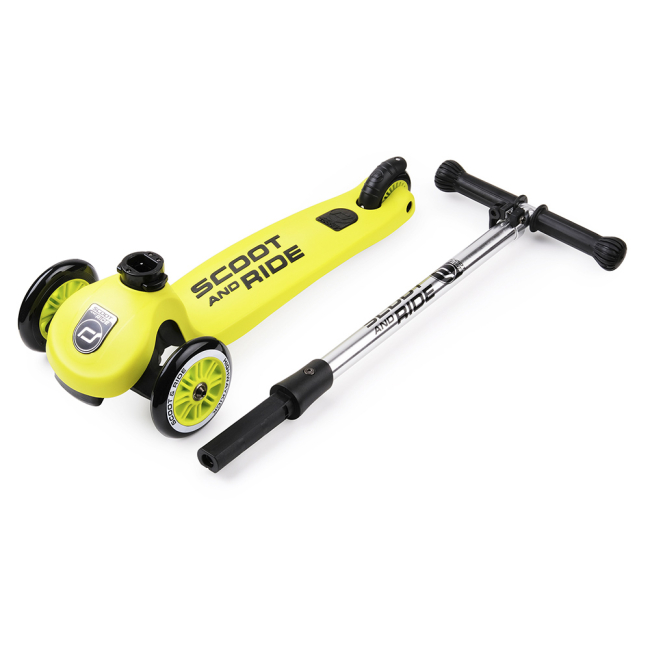 Самокаты - Самокат Scoot&Ride Highwaykick 3 зелёный (SR-160630-LIME)#4