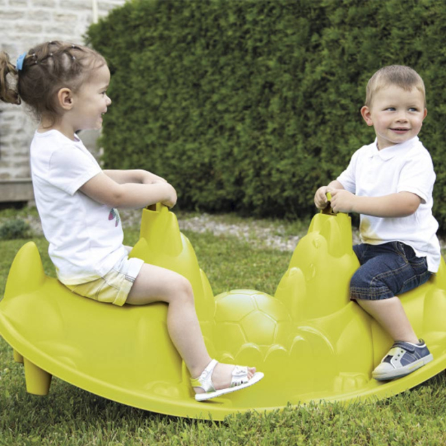 Ігрові комплекси, гойдалки, гірки - Подвійні гойдалки-балансир Smoby Собачки зелені (830201)#2