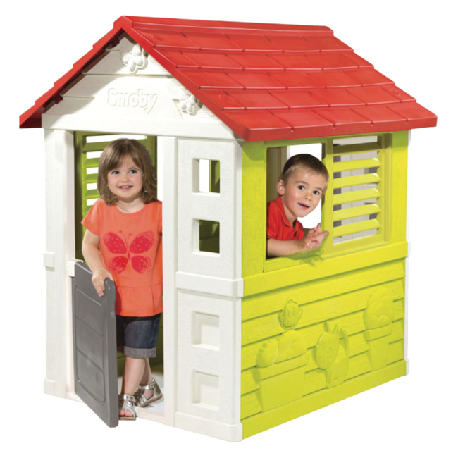 Игровые комплексы, качели, горки - Игровой домик Smoby Солнечный (810705)#2