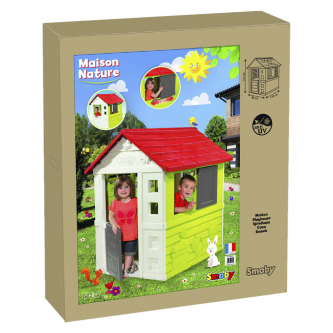 Игровые комплексы, качели, горки - Игровой домик Smoby Солнечный со ставнями (810712)#2