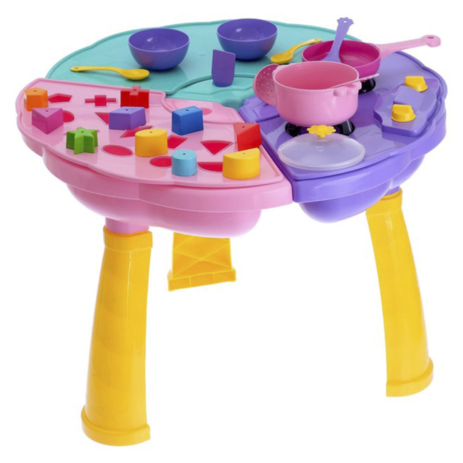 Розвивальні іграшки - Набiр Tigres Багатофункціональний ігровий столик (39380)#2