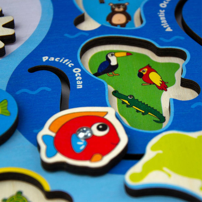 Розвивальні іграшки - Іграшка для розвитку Quokka Бегемот актівіті борд (QUOKA001AB)#3