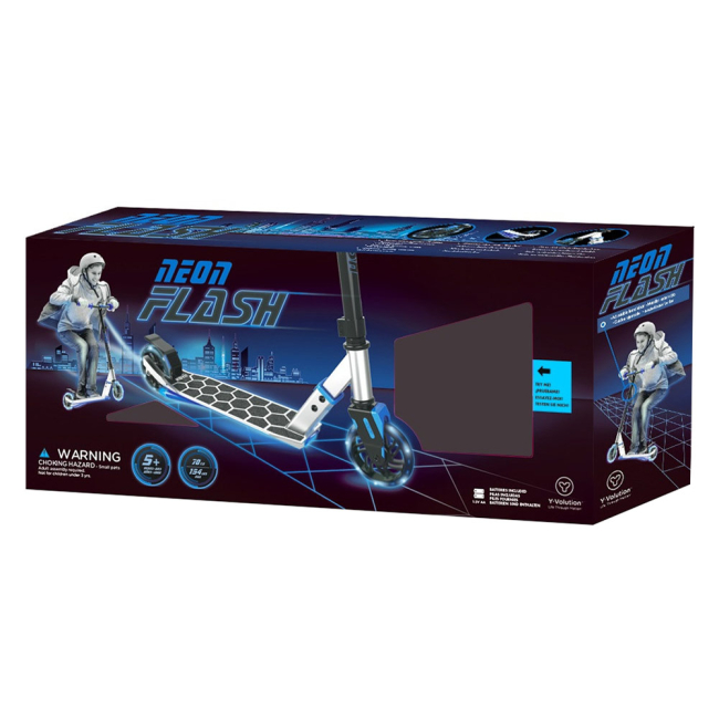 Самокати - Самокат Neon Flash синій (N100796)#3