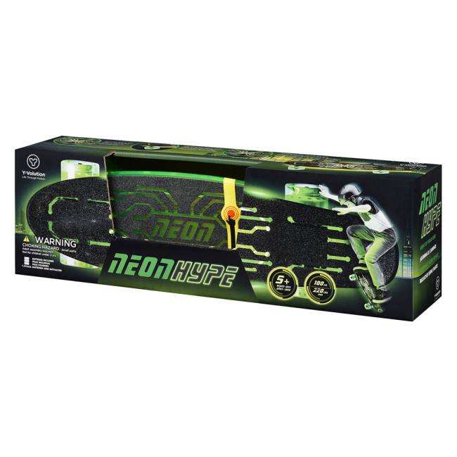 Скейтборди - Скейт Neon Hype зелений (N100789)#4