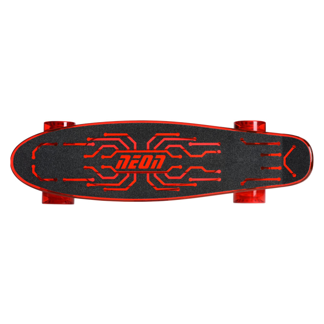 Скейтборды - Скейт Neon Hype красный (N100788)#2