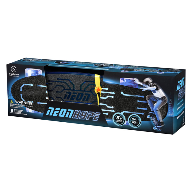 Скейтборды - Скейт Neon Hype синий (N100787)#4