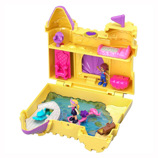 Куклы - Набор Polly Pocket Карманный мир Замок из песка сюрприз (FRY35/GCJ87)#2