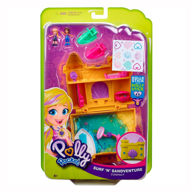 Куклы - Набор Polly Pocket Карманный мир Замок из песка сюрприз (FRY35/GCJ87)#4